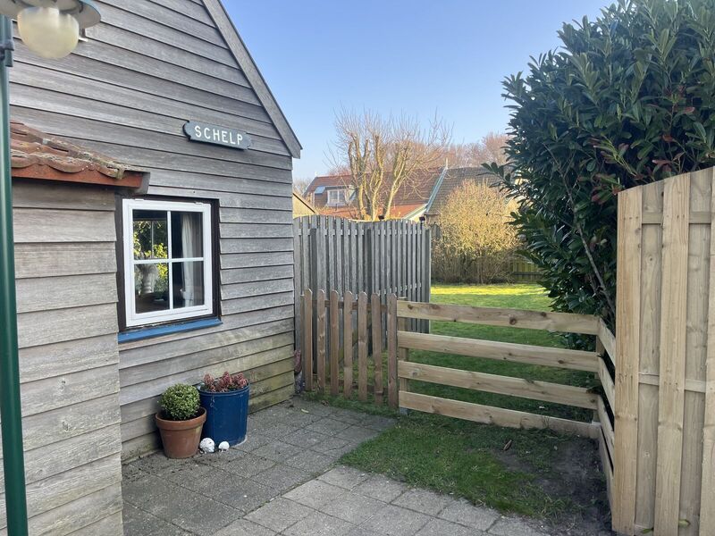 Vakantiehuisje Schelp, buitenkant